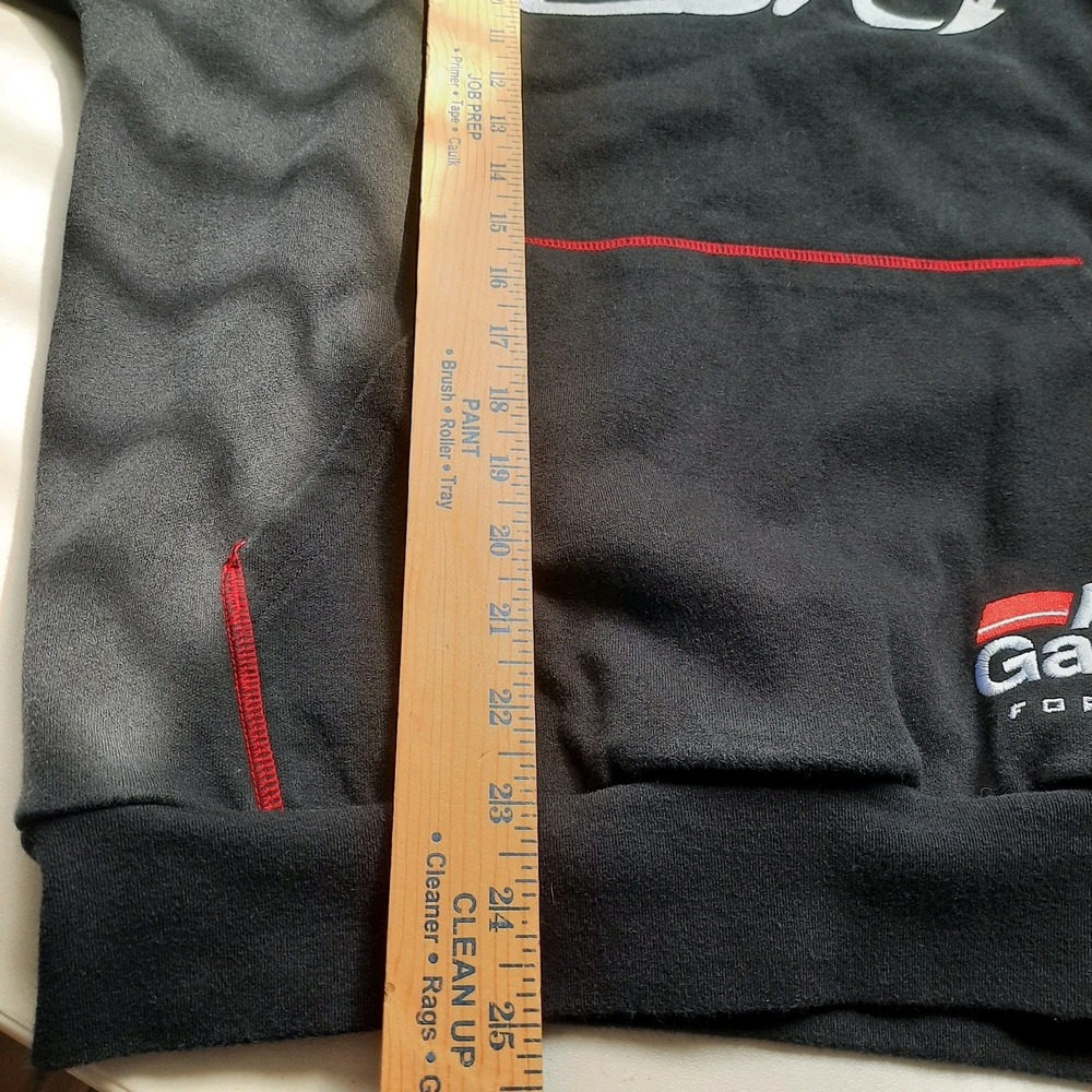 Abu Garcia Hoodie Adult Small Black Sweatshirt‎ Fishing Revo Fleece Sweater - Picture 10 of 11